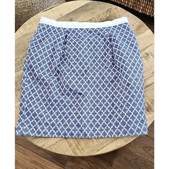 Tory Burch Iliana Skirt Women's Size 14 Textured Pencil Lined A-Line Career - Picture 1 of 11